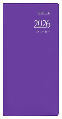 O'Briens 2 Weeks to View Pocket Diary 2026 - Assorted Cover Colours