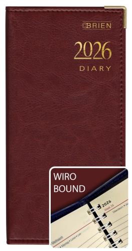 O'Brien's Irish Pocket Diary 2026 Week to View - Assorted Colours