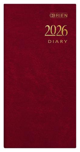 O'Briens Week To View Pocket Diary 2026 - Assorted Cover Colours