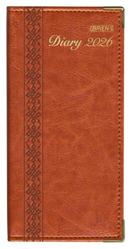 O'Briens Pocket Portrait Week to View Diary 2026 - Assorted Cover Colours