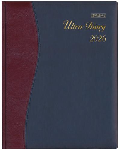 O'Briens Quarto Week to View Appointment Diary Ultra 2026 - 2 Cover Colours