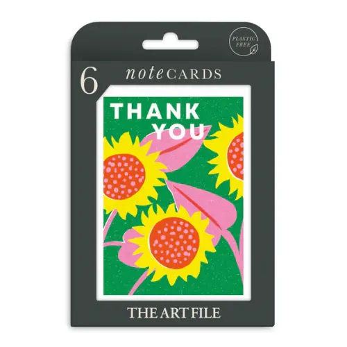 The Art File Sunflower Thank You Cards