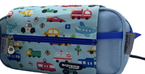 Supreme Triple Pocket Wrap Pencil Case - Transport