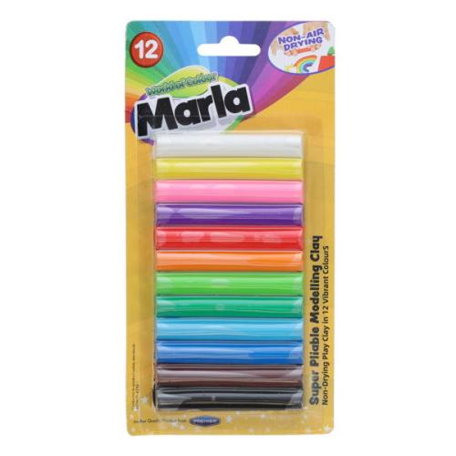 World of Colour Pkt.12 180g Marla Modelling Clay