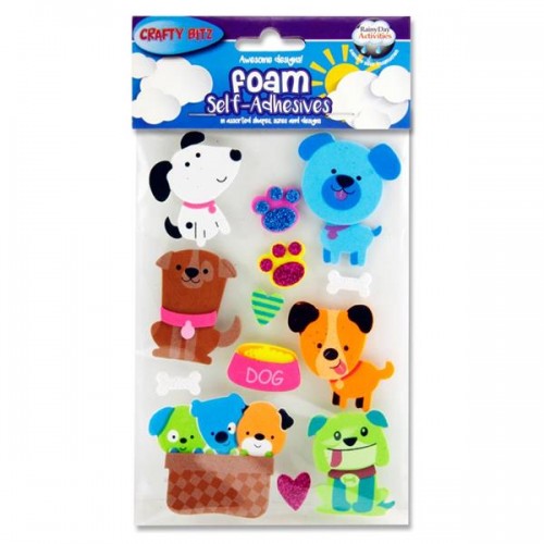 Crafty Bitz 3d Foam Stickers - DOGS