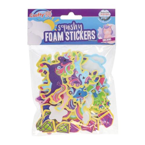 Crafty Bitz Foam Unicorns Stickers