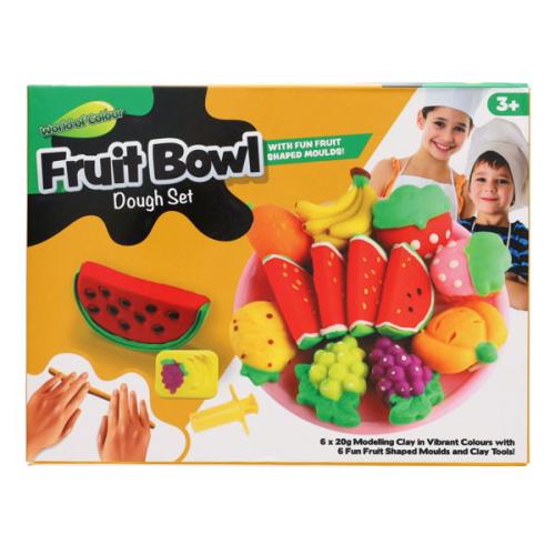 World of Colour 6x20g Fruit Bowl Dough Set