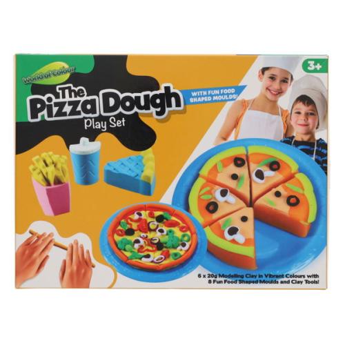 World of Colour 6x20g The Pizza Dough Play Set