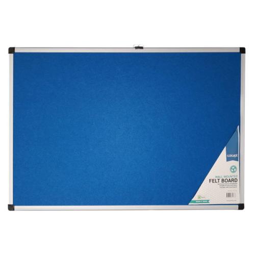 Concept  Blue Felt Board  60x90cm