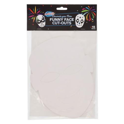 Crafty Bitz Pkt.15 Cutouts - Funny Faces