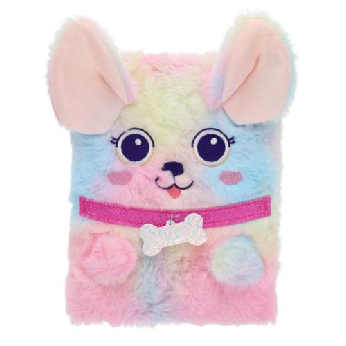 A5 128pg Furry Friends Notebook - Marshmallow