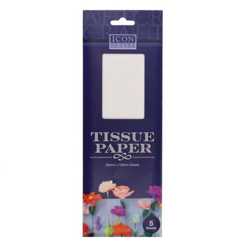 Icon Craft Tissue Paper - White