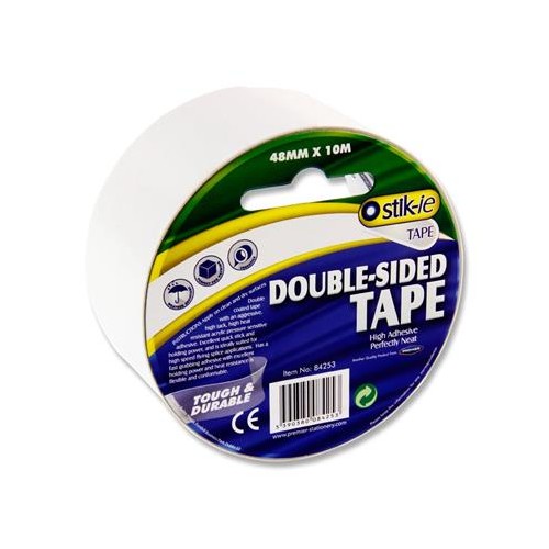 Stik-ie Double Sided Tape - 48mm X 10m