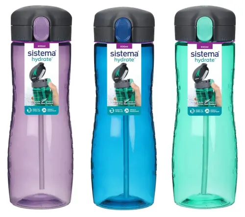 Sistema 800ML  Active Quick Flip Bottle
