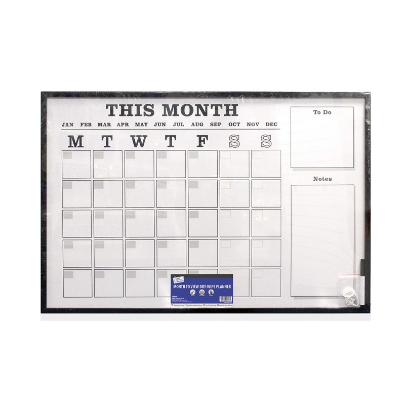 Tallon Monthly Drywipe Planner Board