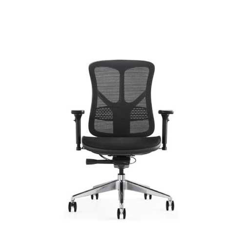 F94 24-Hour Seating Chair in Black Colour, Fabric Upholstered Seat, Without Headrest