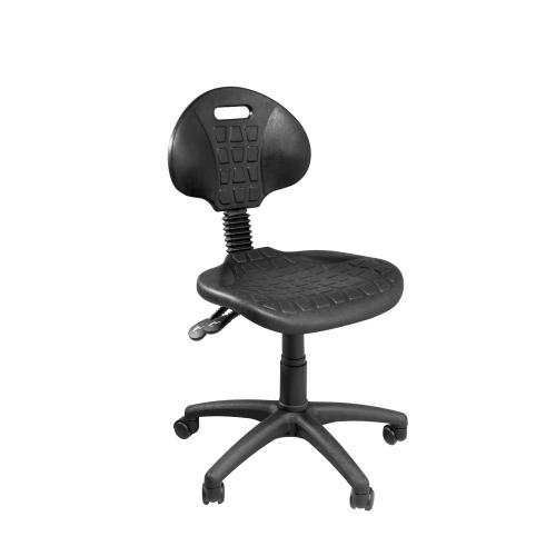 Laboratory Chair Plastic Base in Black