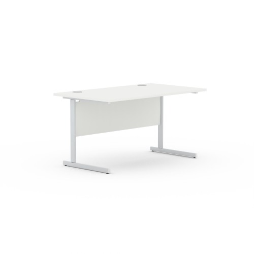 Aspen 1200mm Wide Rectangular Desk in White
