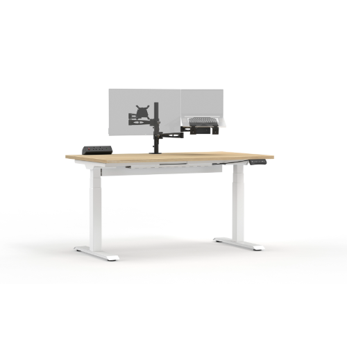 Single Monitor arm with Quick release Height adjustment, Normally Retails at £316.00