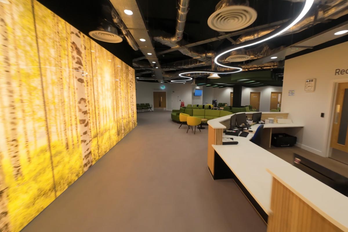 The Health On The High Street Reception Area
