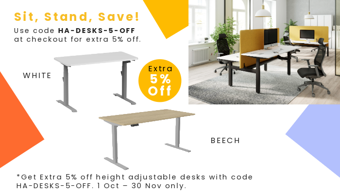 Height Adjustable Desks 5% Off Banner Height Adjustable Desks 5% Off Banner