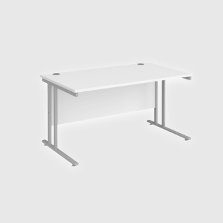 White Office Desk