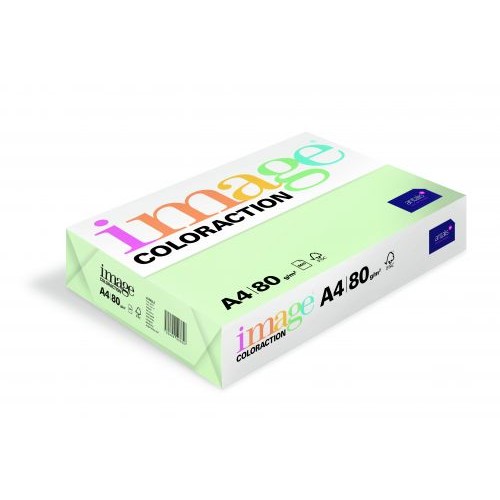 Coloraction Paper Pastel Green (Jungle) A4 80gsm Pack 500 ref: 89600