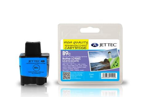 Jettec Compatible Brother LC900C Cyan Inkjet Cartridge (B9C)
