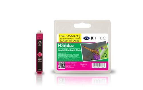 Jettec Remanufactured HP364MXL Magenta Inkjet Cartridge (H364MXL)