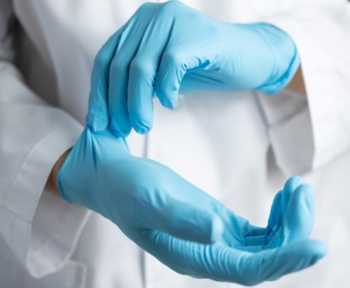 Classic Blue Nitrile Box 100 Medium