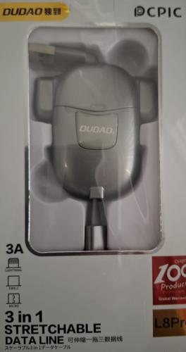3 in 1 Retractable Charger Cable
