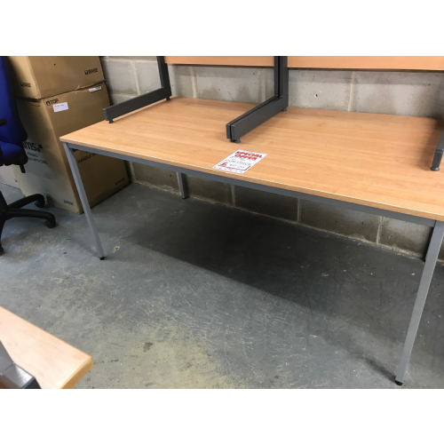 Meeting Table, Finished In Oak. 1600mm Width x 800mm Depth. 1 In Stock