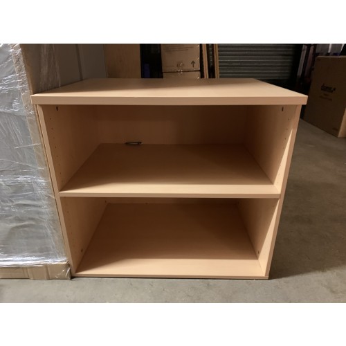 Bookcase, In Light Beech Finish - 800mm Width x 600mm Depth. 1 In Stock