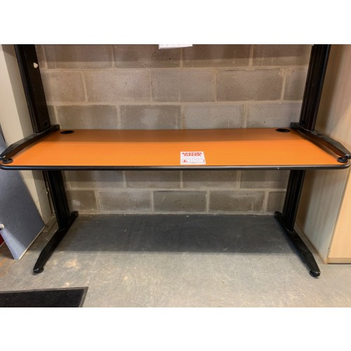 Rectangular Desk, Finished In Cherry. 1800mm Width x 700mm Depth. 3 In Stock