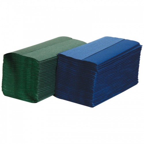 Blue Interfold Hand Towels (4000)