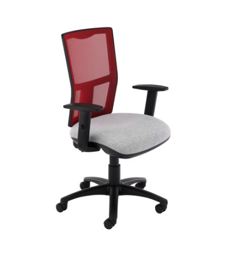 E-Lite SCT161ADJ Mesh Bask Task Chair With Arms (available in multiple fabrics)