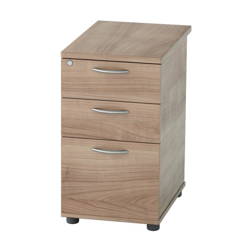 Satellite Desk High 3 Drawer Pedestal (600 D) Birch Finish