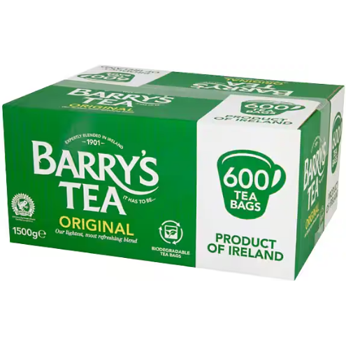 Barrys Catering 1 Cup Original Blend Tea Bags (Pack of 600) LB0002