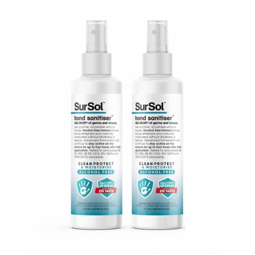 SurSol Anti-Bacterial Hand Sanitser 250ml - PCS Number 10076
