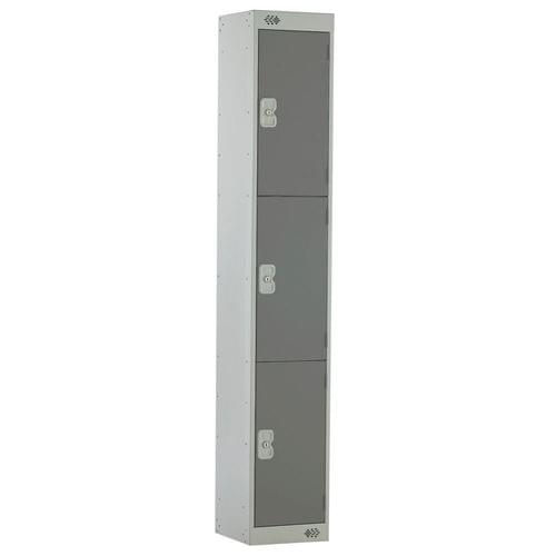 PROBE 3 DOOR LOCKER 305MM X 305MM DARK GREY DOORS