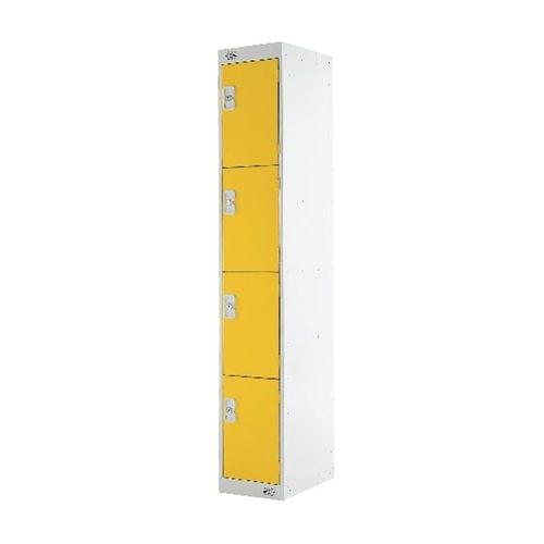 PROBE 4 DOOR LOCKER 305MM X 305MM YELLOW DOORS