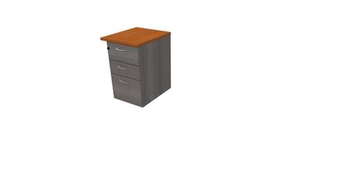 COMFORT 3D DESK HIGH PEDESTAL W500mm x D600 CEDAR / CHERRY