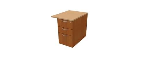 COMFORT 3D DESK HIGH PEDESTAL W600mm x D800 CHERRY / BEECH