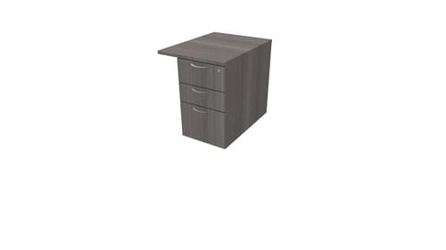 COMFORT 3D DESK HIGH PEDESTAL W600mm x D800 CEDAR / CEDAR