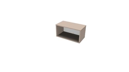 COMFORT COLORED TOP BOX W800mm  NATURAL CLAY