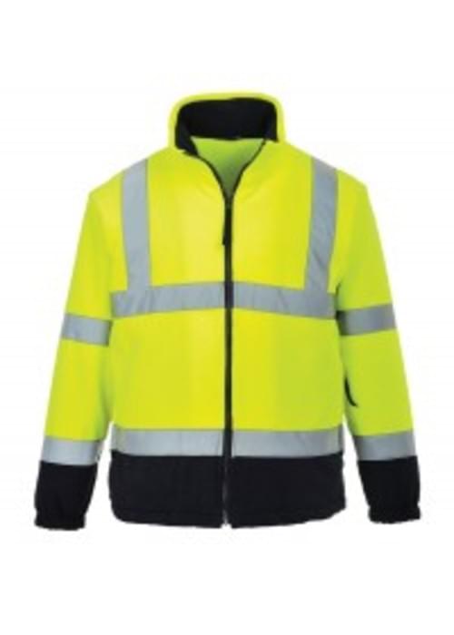 F301 YELLOW/BLUE FLEECE JACKET