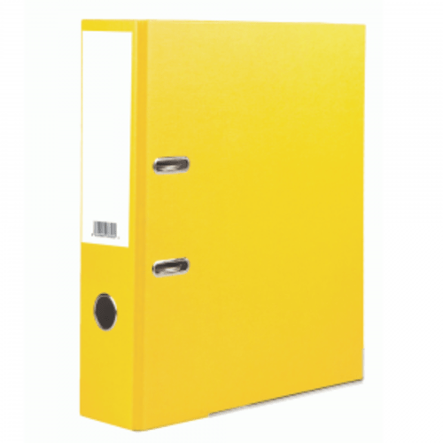 SINGLE Lever Arch File A4 Yellow