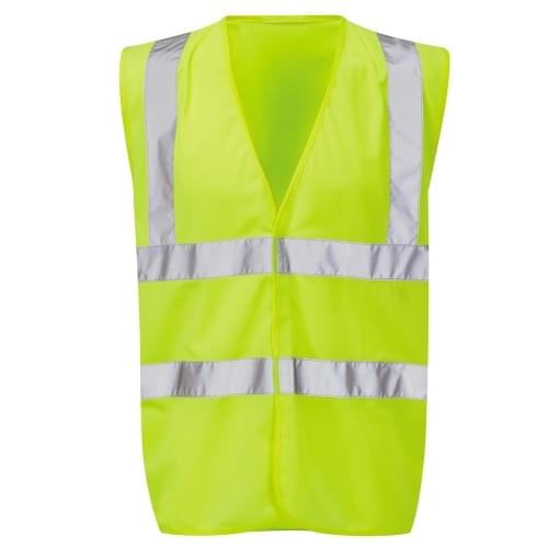 HVW03 H-VIS VEST YELLOW SMALL
