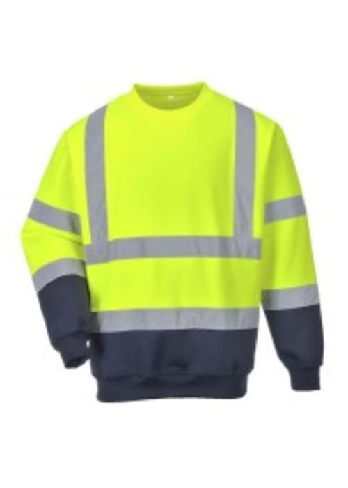 B306 2-TONE HIGH VIS SWEATER