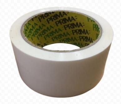 48MM x 66M White Packaging Tape Pkt 6